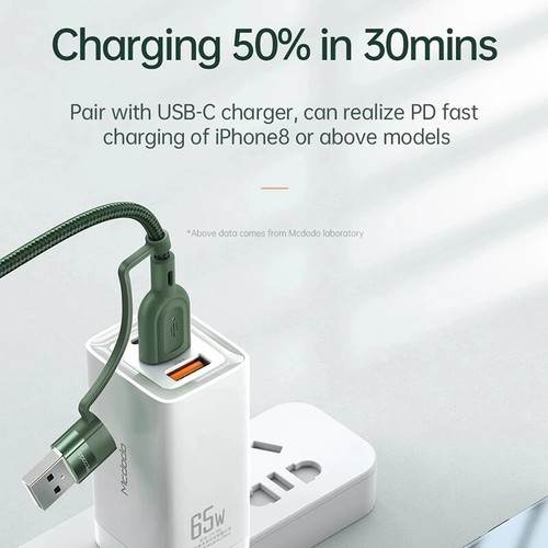 MCDODO 4 in 1 USB Type C To Type C To For iPhone PD USB Fast Charging Cable Cord - 第 7/9 張圖片