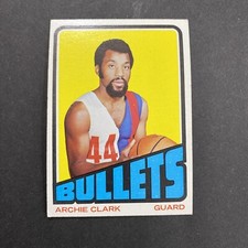 1972-73 TOPPS BASKETBAL Archie Clark Baltimore Bullets Card  #120