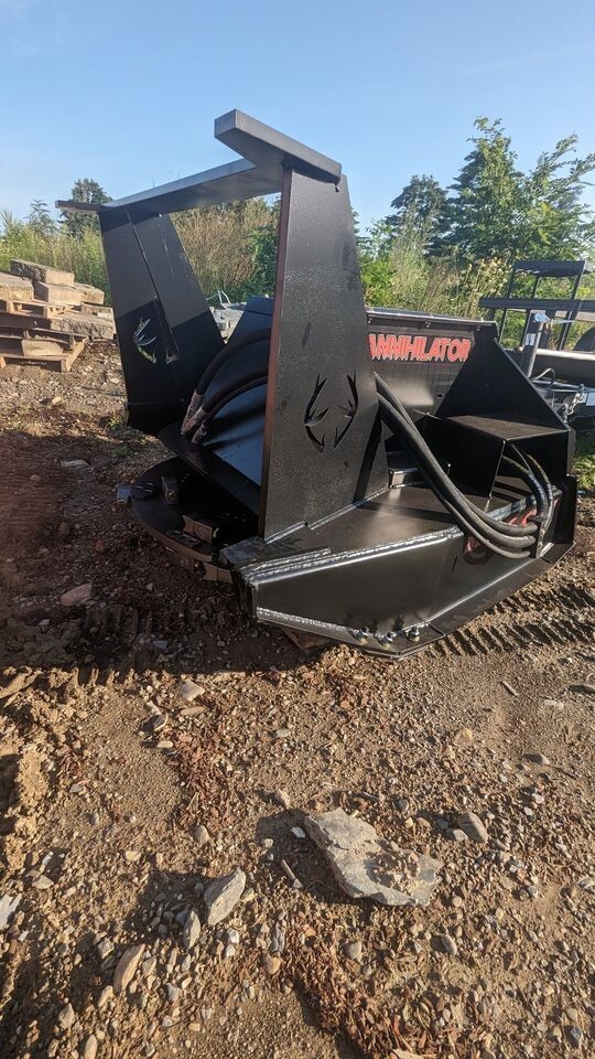 Skid Steer Forestry Disc Mulcher 48" "Annihilator" By RUT MF eBay