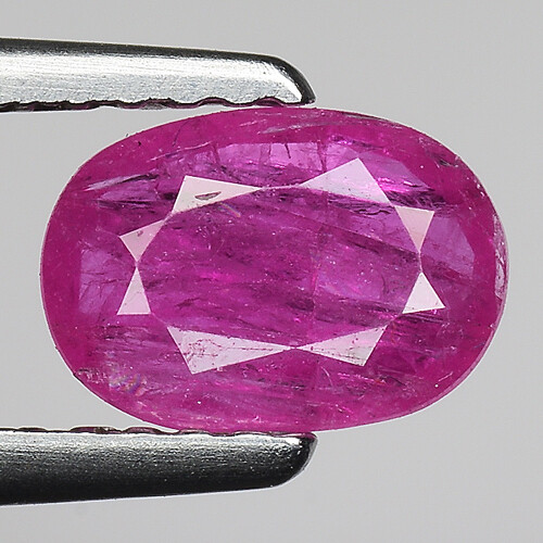 0.855 CTS-NATURAL RUBY NO GLASS FILLED PINK OVAL LOOSE GEMSTONES SEE VIDEO - Picture 5 of 5