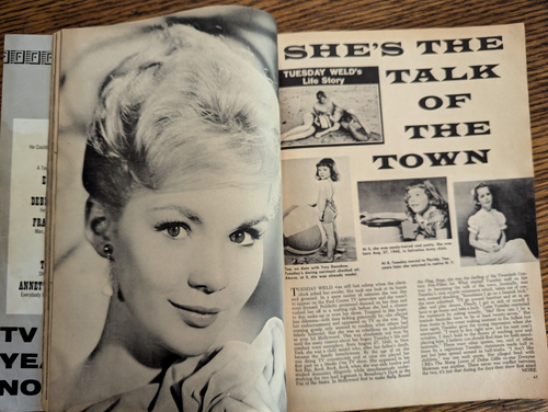 SANDRA DEE CHUCK CONNORS TUESDAY WELD EDD BYRNES ANNETTE FUNICELLO TV YEARBOOK 8 - Picture 5 of 10