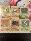 🔥Pokemon Base Set First Edition Mankey Nidorina Primeape Rhydon