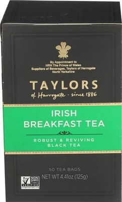 TAYLORS OF HARROGATE TEA IRISH BRKFAST 50 BG