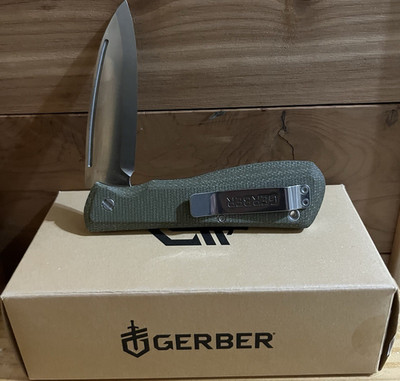 Gerber Mansfield Swayback Folding Knife 3.15'' D2 Drop Point Blade