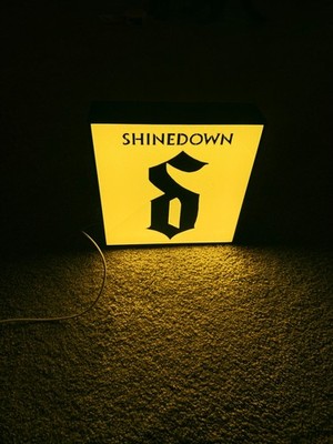 Shinedown Logo - LED Custom Light Box