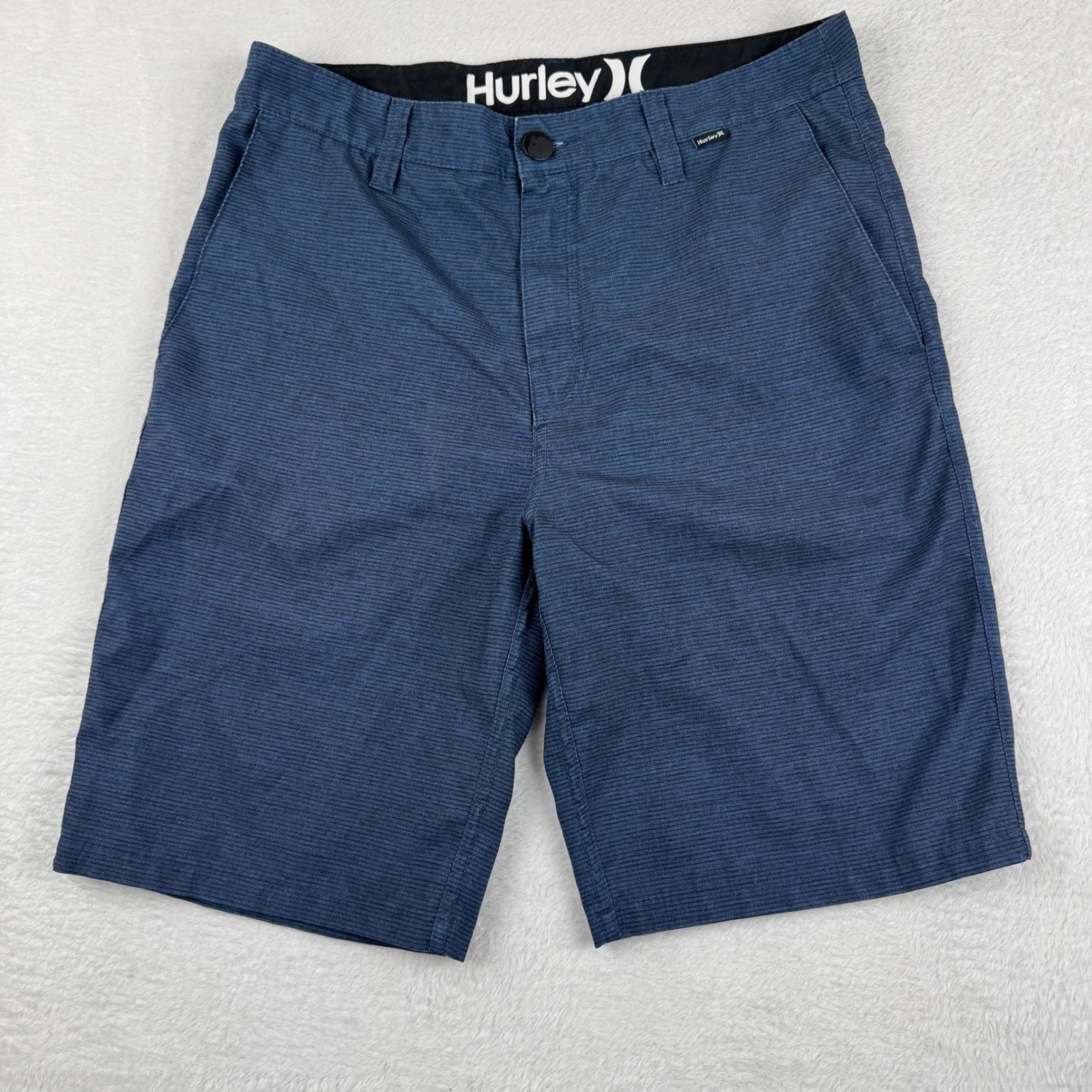 Hurley Hybrid Walkshorts Mens 29 Blue Textured Quick Dry Performance Shorts