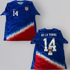 Luca De La Torre Signed USMNT Jersey Autographed USA Soccer Away Auto JSA SDFC