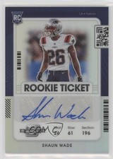 2021 Panini Contenders Optic Rookie Ticket Silver Prizm Shaun Wade #181 Auto s3g