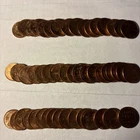 1954-P WHEAT Cents Roll Of 50 Coins Beautiful ConditionSee Pictures#1