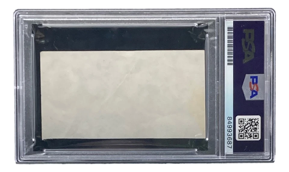 Lou Brock St. Louis Cardinals Signed Slabbed Cut Signature PSA/DNA - Image 2 of 4