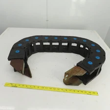 CPS 48" OAL Cable Carrier Energy Chain 3-3/8" x 3-5/8" ID W/Mounting Brackets