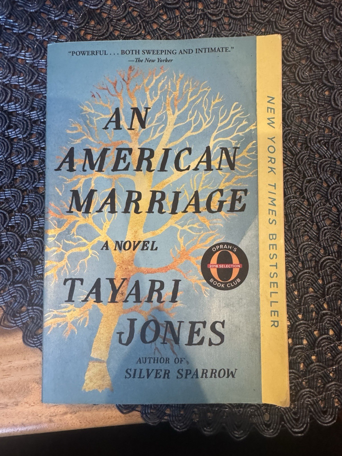 Tayari Jones An American Marriage Paperback Fiction Marriage Family Life