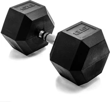 CAP Barbell Coated Hex Dumbbell, Single 85 lbs