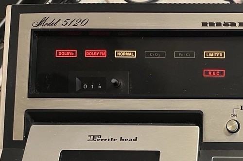 Marantz Model 5120 (e) raro Hi-Fi Stereo Cassette Deck Player Mixer 1970's - Afbeelding 17 van 19