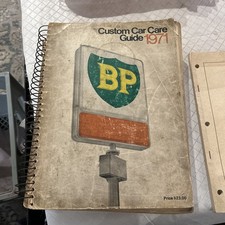 Vintage Original 1971 BP Oil Custom Car Care Guide Manuel Repair Cataloge