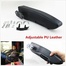 Reposabrazos asiento coche camión consola caja ajustable asiento lateral izquierdo reposabrazos cuero PU