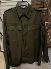 Heereseigentum Austrian Army Green Button-Up Jacket