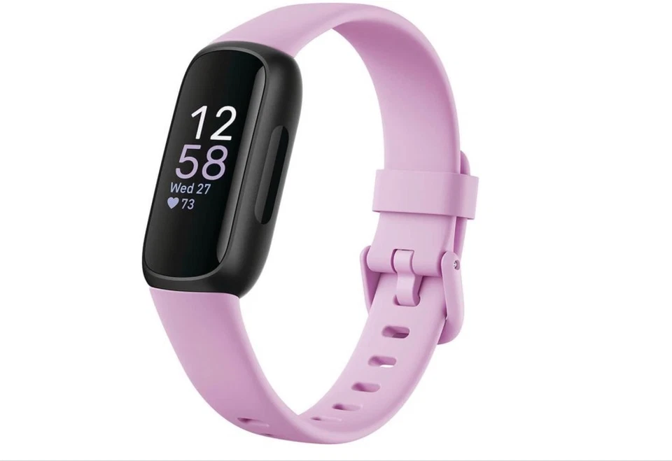 Fitbit Inspire 3 Fitness Tracker Lilac Bliss Pink New Sealed Small & Large Band