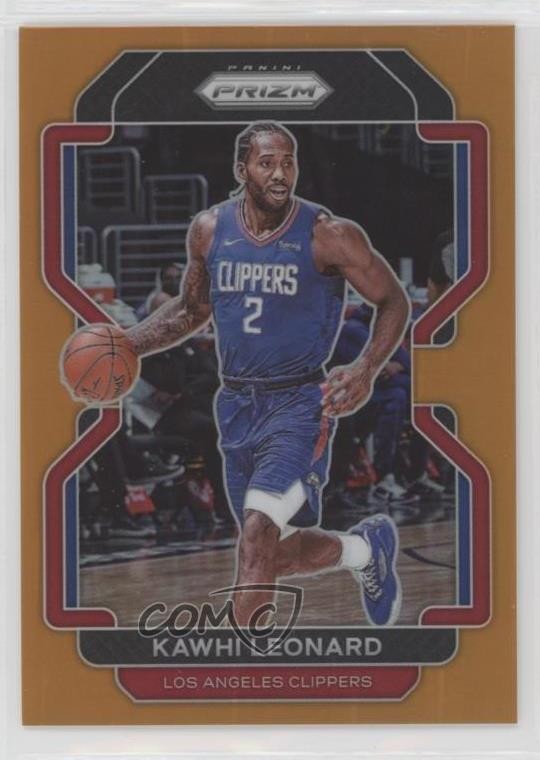 2021-22 Panini Prizm Orange Prizm 9/49 Kawhi Leonard #71 hs9