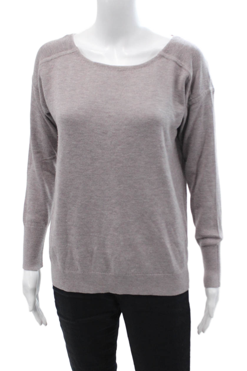 Lululemon Womens Gray Pullover Sweater Round Neck Long Sleeve Size 4Free Shipping in US $100+ Orders | $6.95 Orders Below