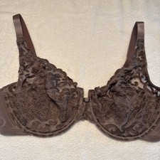 Wacoal 85199 Bra 38D Taupe Lace Arabesque Unlined Underwire Bra