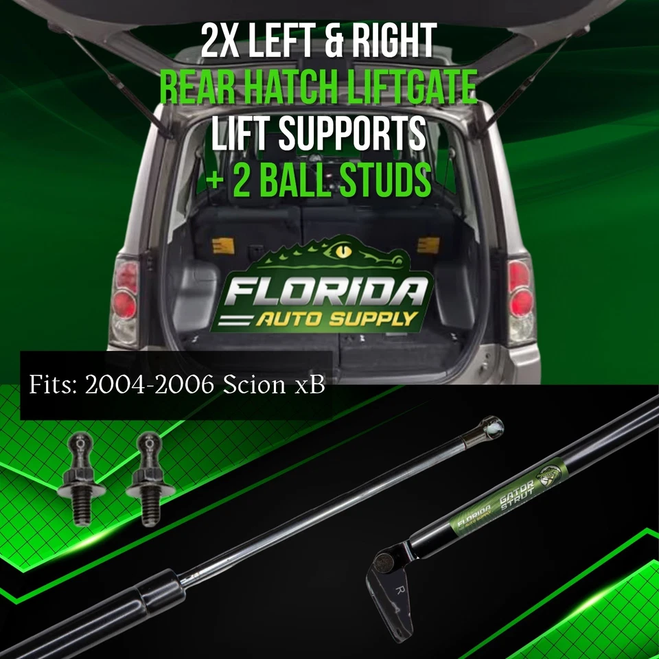 Two Rear Hatch Liftgate Gator Strut Lift Supports FAS-295 For 2004-2006 Scion xB - Image 3 of 4