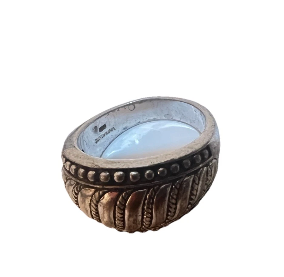 ANILLO JUDITH RIPKA PLATA ESTERLINA, TALLA 9 Foto 2 de 4