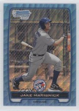 2012 Bowman Chrome Prospects Redemption Refractor Blue Wave Jake Marisnick c5r