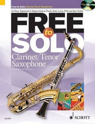 Free to Solo Clarinet / Tenor Saxophone by Rob Hughes Paperback Book