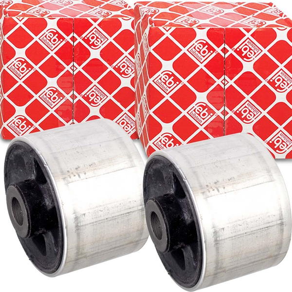 2X Febi Bilstein Querlenklager Lager Vorne Renault Laguna KT0/1 BT0/1 DT0/1-image