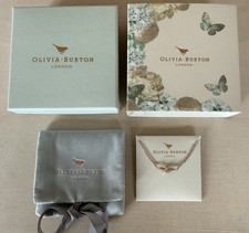 Olivia Burton 3D Bee Rose Gold Bracelet BNIB Double Chain Adjustable Gift