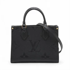Louis Vuitton monogram empreinte On the Go PM M45653 Black There was an RFID res