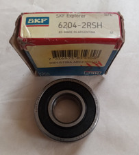 SKF 6204 2RSH DEEP GROOVE BALL BEARING, RUBBER SEALED 20x47x14 mm