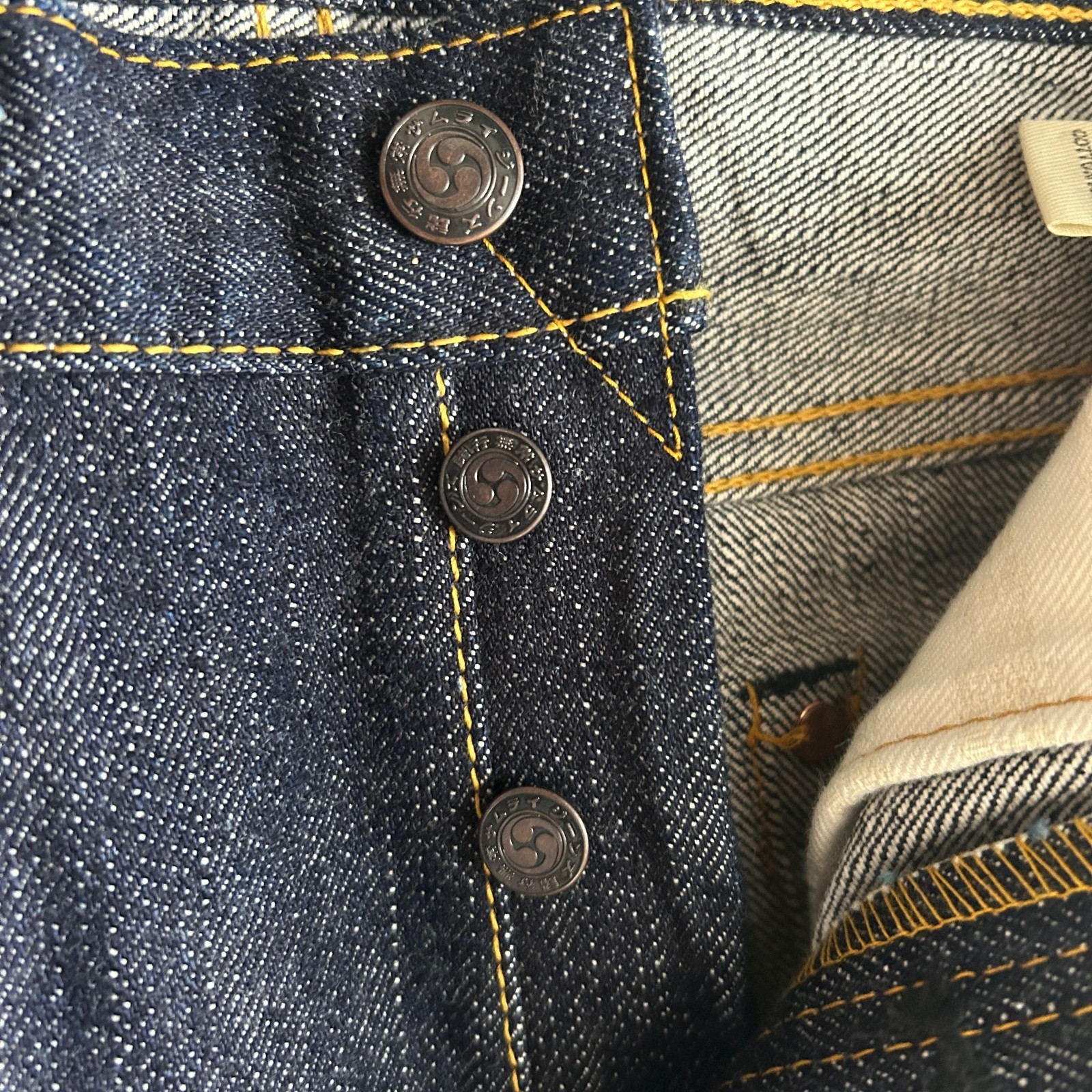 Samurai Jeans S512BC 19oz Slim Bootcut Selvedge Denim One Wash Katana 28-40in image 4