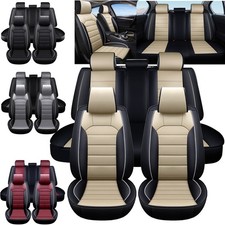 For Nissan Altima Sentra Kicks Sedan Suv Car Seat Covers Leather Full Protectors
