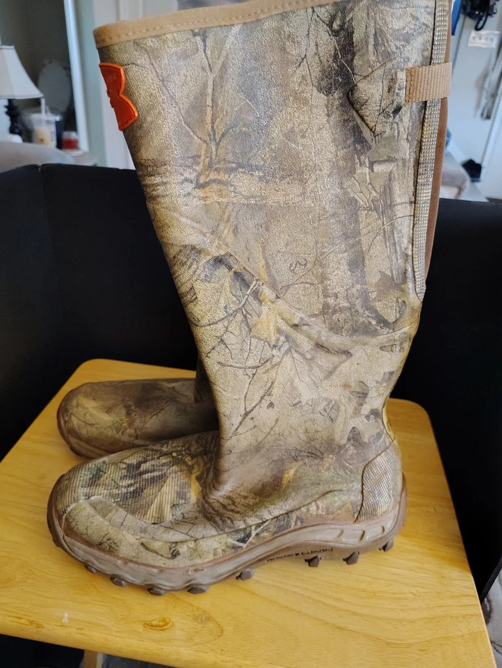 Botas de caza Under Armour Hawmadillo Realtree camufladas 600 gramos de goma para hombre 13 Foto 3 de 4