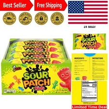 Sour Then Sweet Soft & Chewy Candy - 24 Assorted 2 oz Bags for Every Occasion