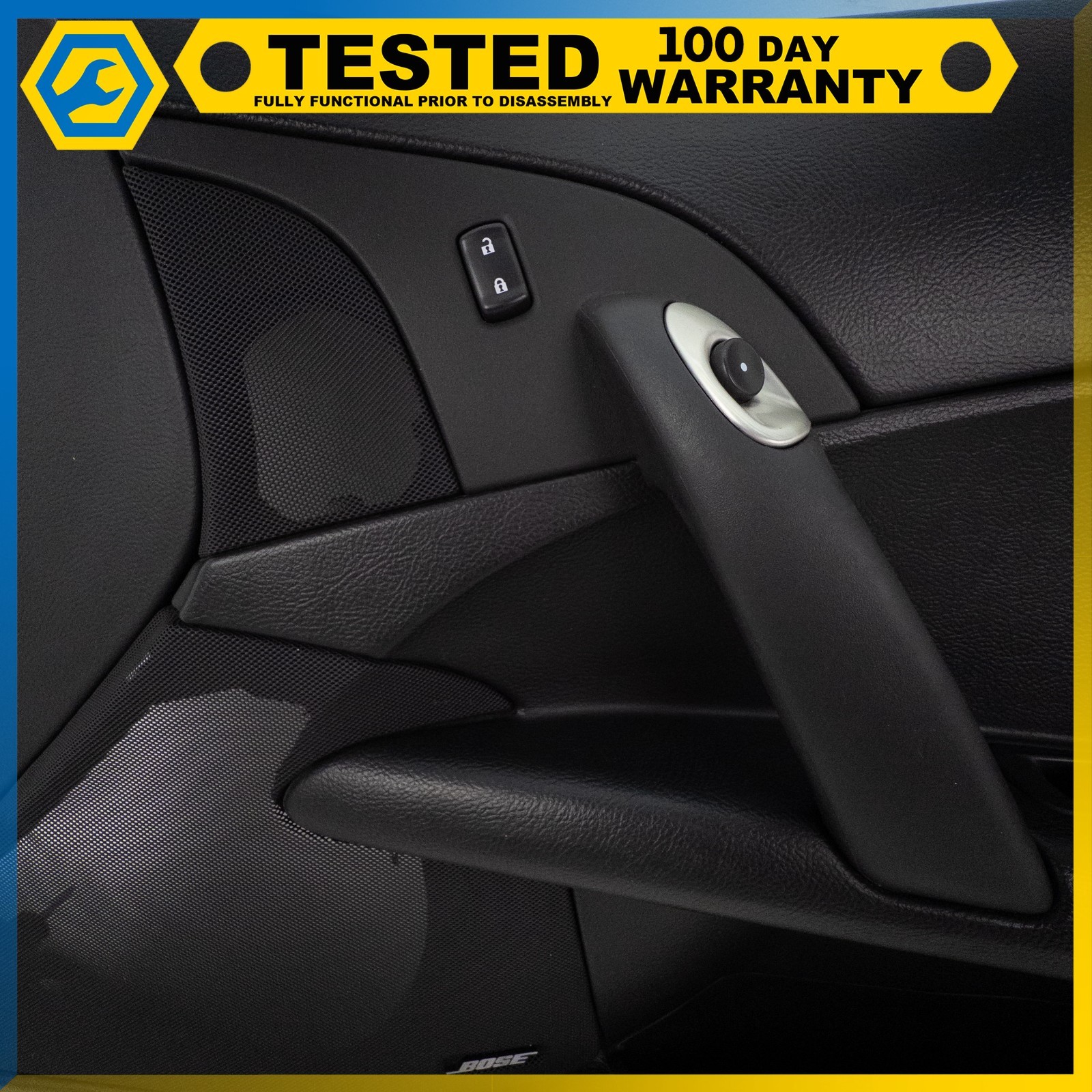 05-11 CHEVROLET CORVETTE C6 FRONT RIGHT SIDE INTERIOR DOOR PANEL BLACK OEM