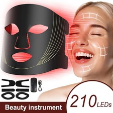 Red Light Therapy for Face, Glow Wireless LED Face Mask Light Therapy with NIR