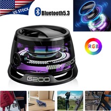 Magnetic Bluetooth Speaker Mini Wireless RGB Lights Portable Phone Holder G200