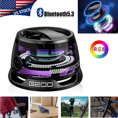 Magnetic Bluetooth Speaker Mini Wireless RGB Lights Portable Phone Holder G200