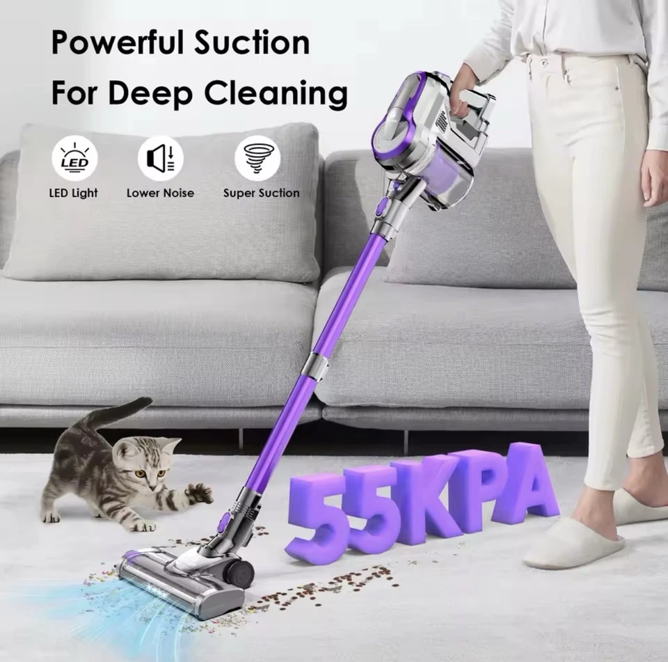 Leichter kabelloser Staubsauger X6M Beutellos 55 Min Akku | Dyson Alternative - Bild 2 von 4