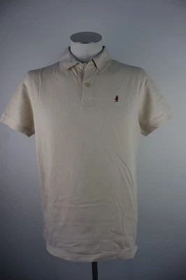 Marlboro Classics Polo Homme Coton Beige Manches Courtes Taille XL Vintage Logo - Photo 1/4