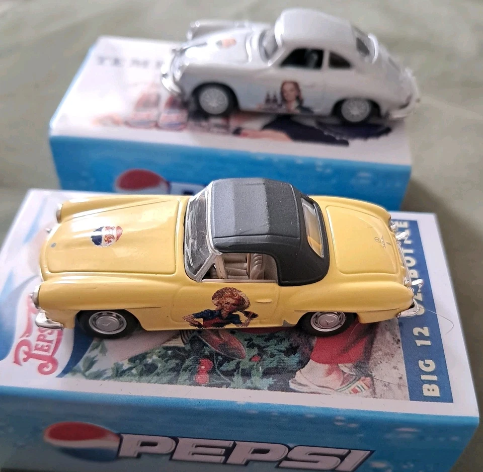 1/72 Mercedes Benz 190SL y Porshe Pepsi Cola COCHES PROMOCIONALES Foto 2 de 4