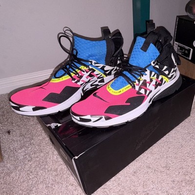Size 14 - Nike Acronym x Air Presto Mid Racer Pink/Black-Photo Blue AH7832-600