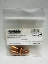 NEW Lincoln Electric  KP2043-1B1 Electrodes S19962 Qty. 4