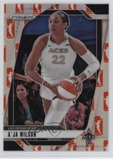 2024 Panini Prizm WNBA WNBA Logo Prizm A'ja Wilson #86 5qp