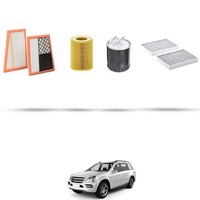 Hoffcar Servicekit - 4 Filter FüR Mercedes Klasse GL (X164) 350 CDI 155KW DAL