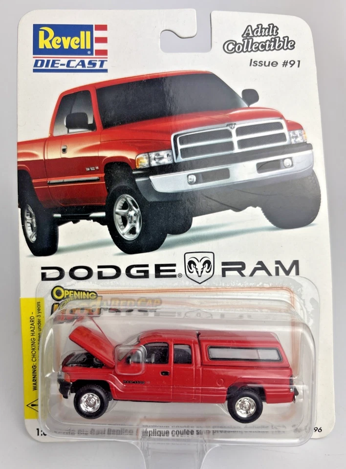Revell Stock Trucks Die-Cast 1:64 Red Dodge Ram Issue #91 NIP - Image 2 of 3