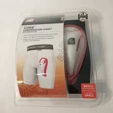 Shock Doctor Core Compression Short With Bio-Flex Boys Waist LG 26-28 Cup Small